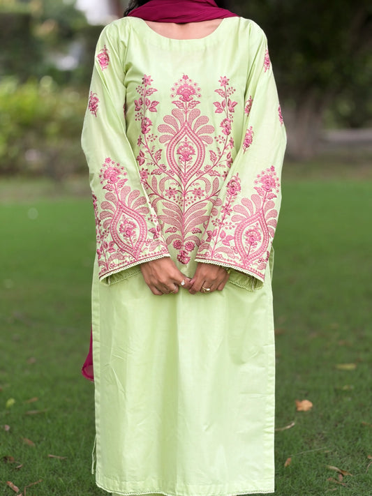 Burg Embroidered 3-Piece Lawn