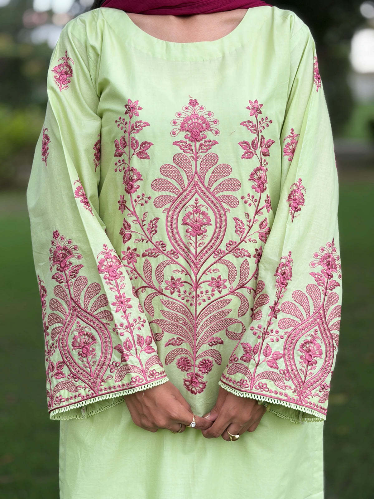 Burg Embroidered 3-Piece Lawn