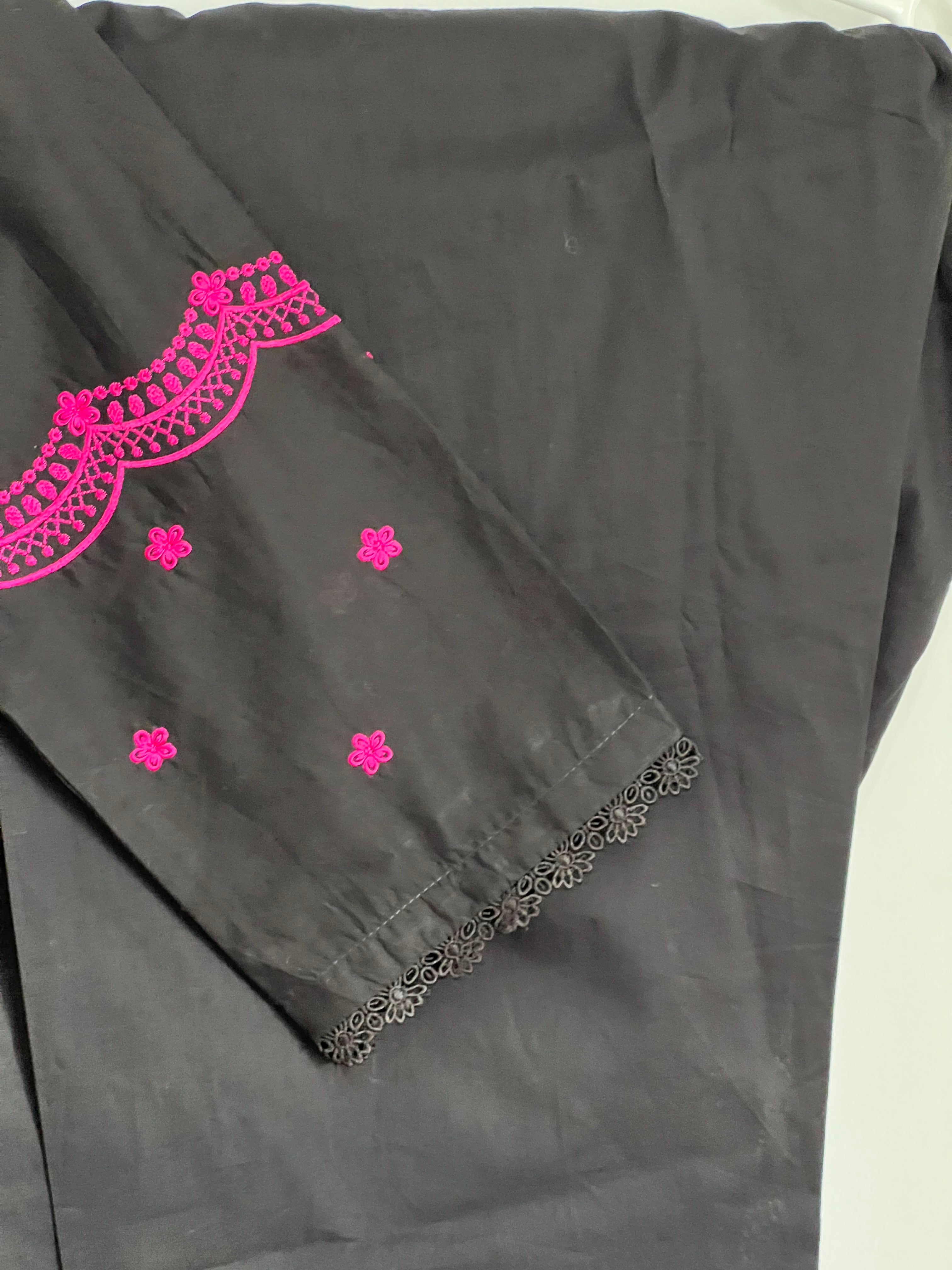 Black Embroided 3PC