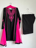 Black Embroided 3PC
