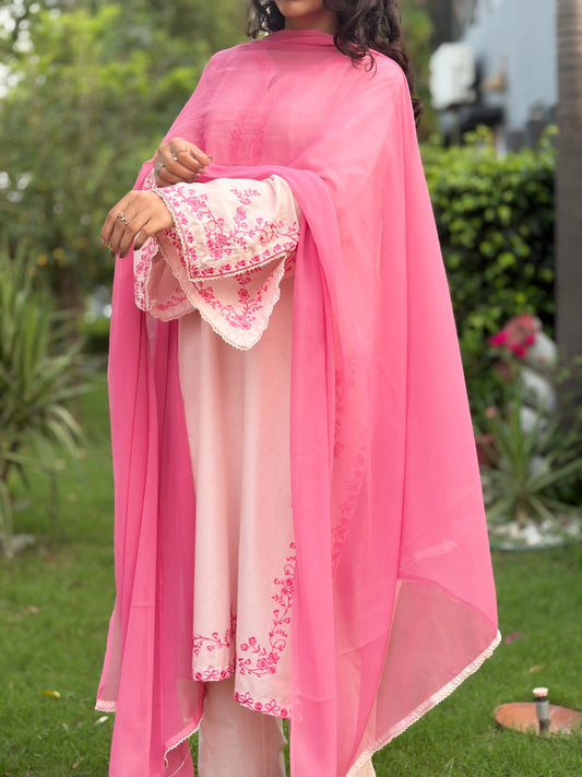 Roselle Embroidered 3-Piece Lawn