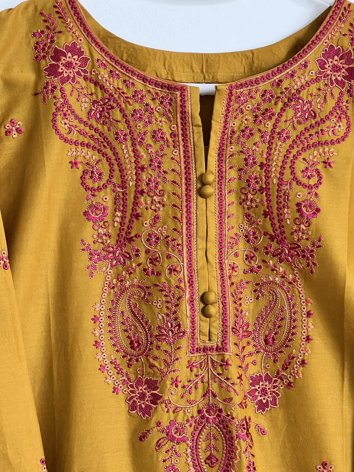 Zafira Embroidered 2-Piece Lawn